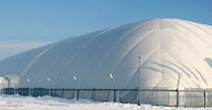 Air-supported structure, tennis center