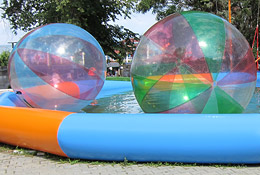 Pools for water balloons